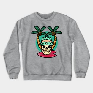 skull summer Crewneck Sweatshirt